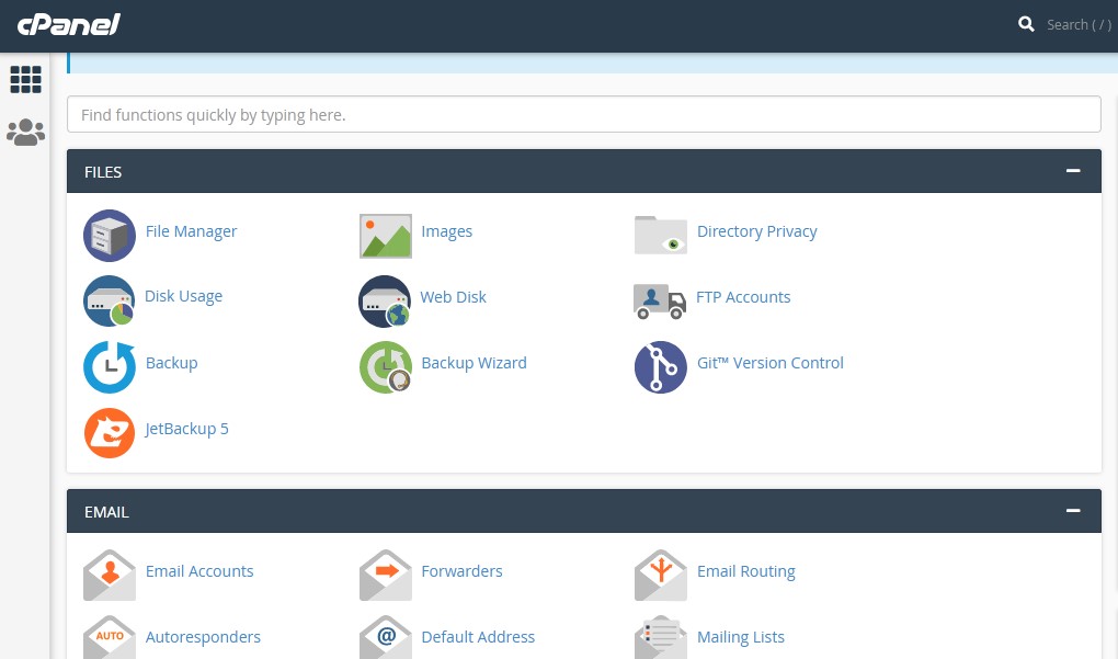cPanel_home